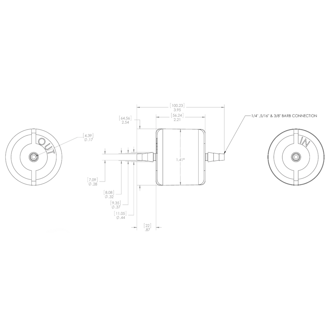 HC064NB HEPA Capsule Filter, Inline Filter ETA Filters